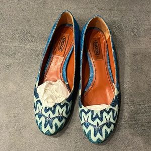 Missoni flats in perfect condition size 37.5